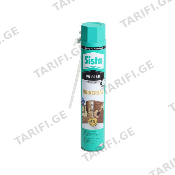 0.75ლ სამონტაჟო ქაფი SISTA
