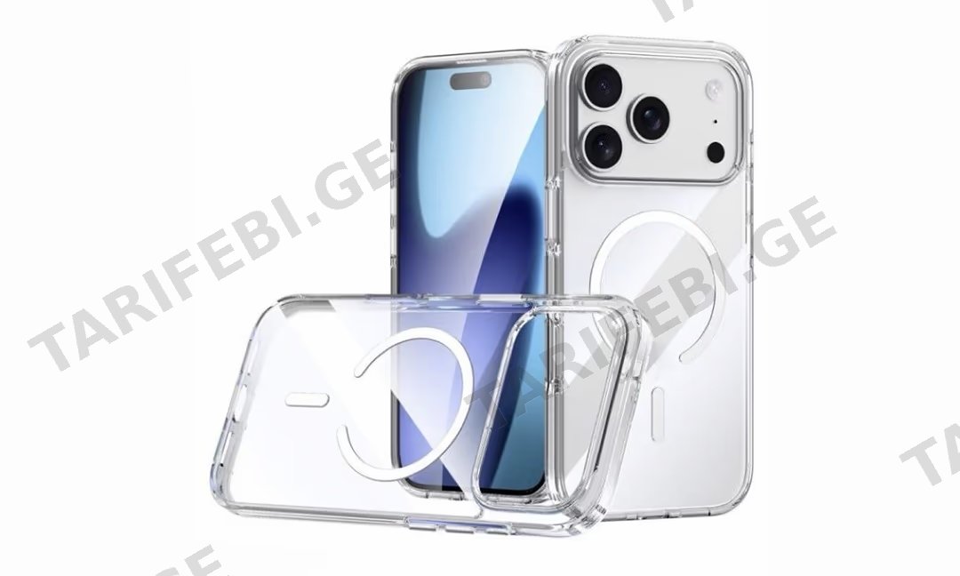 iPhone 17 Pro Max Magsafe case გამჭვირვალე ქეისი