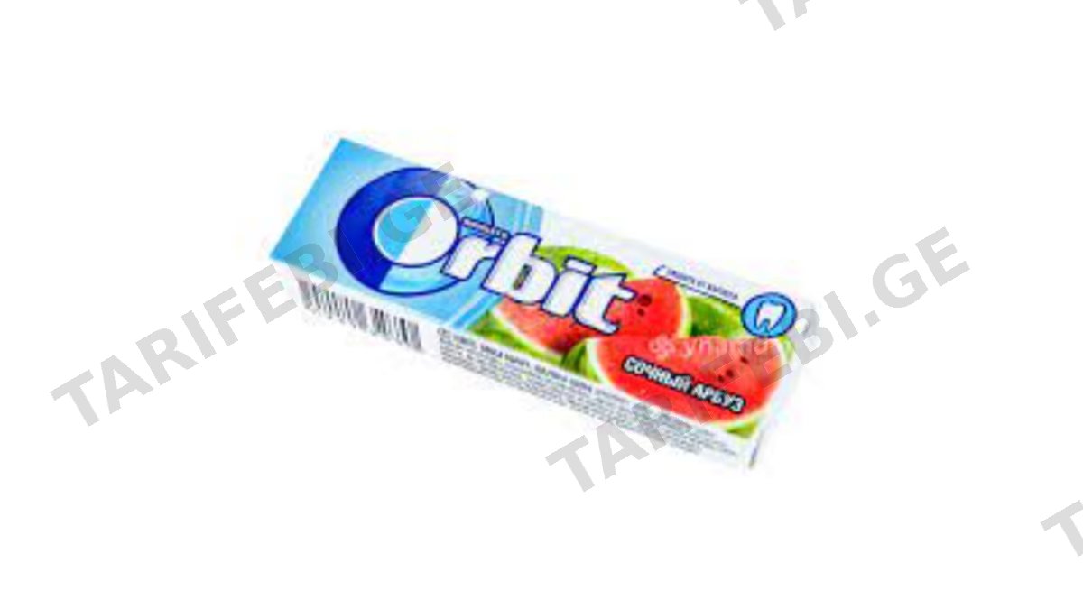 "ORBIT"- საღეჭი რეზინი საზამთრო 14გრ