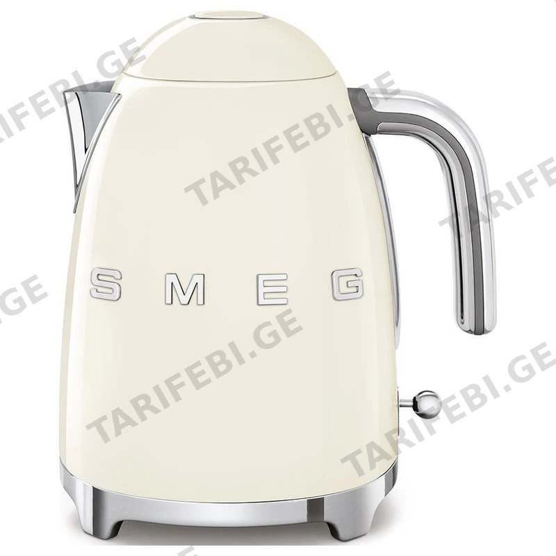 ელექტრო ჩაიდანი SMEG KLF03CREU 1.7 ლიტრი კრემისფერი