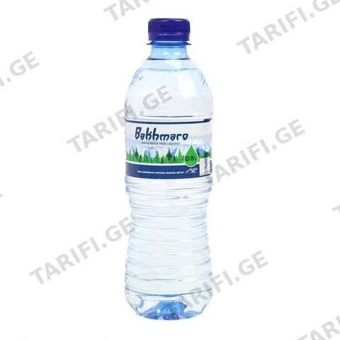 ბახმარო წყალი პეტი 0.5 ლ