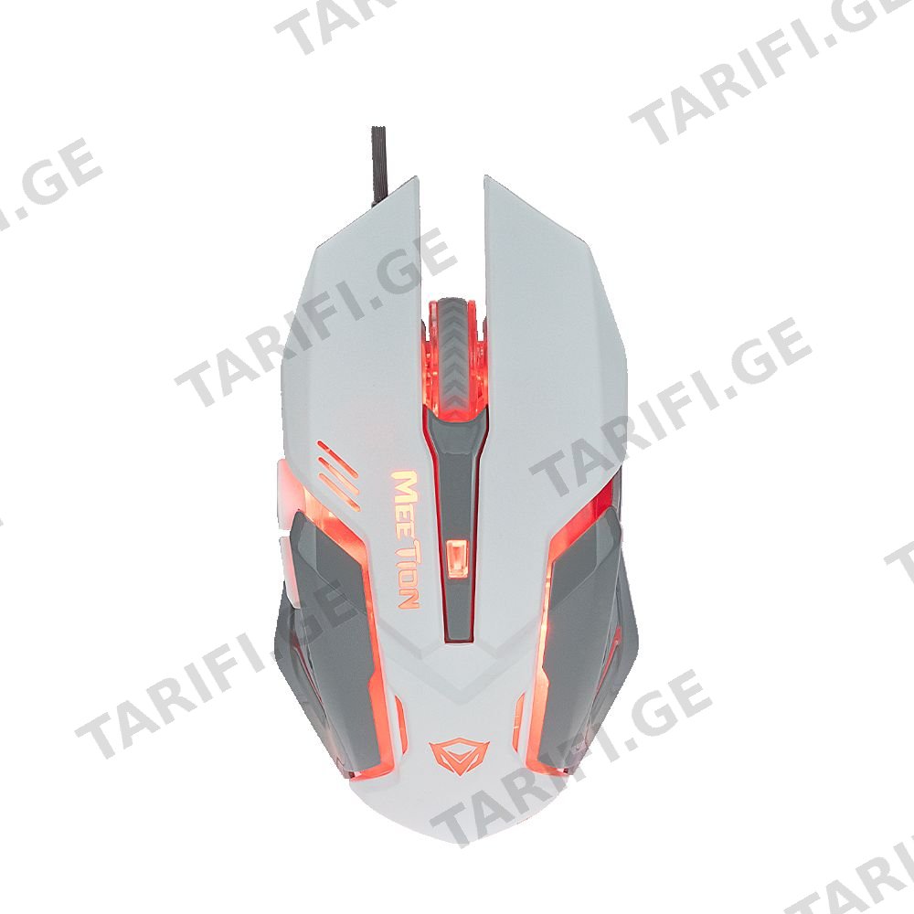 მაუსი MeeTion M915 White USB Wired Gaming Mouse