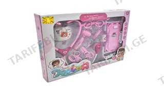 👩‍⚕️🎀 Pink Doctor Kit – საბავშვო ექიმის ნაკრები