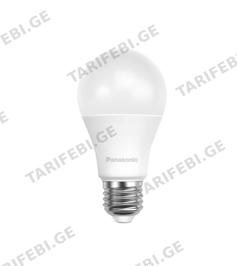 ნათურა დიმერით LED E27 DIM ფერი. 4000K 8.5 W #LDACH09WGDR7 მწარ. Panasonic