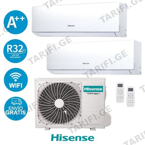 მულტი სპლიტ კონდიციონერი Hisense AMW2-14U4RGC AST-09UW4RVEDJ