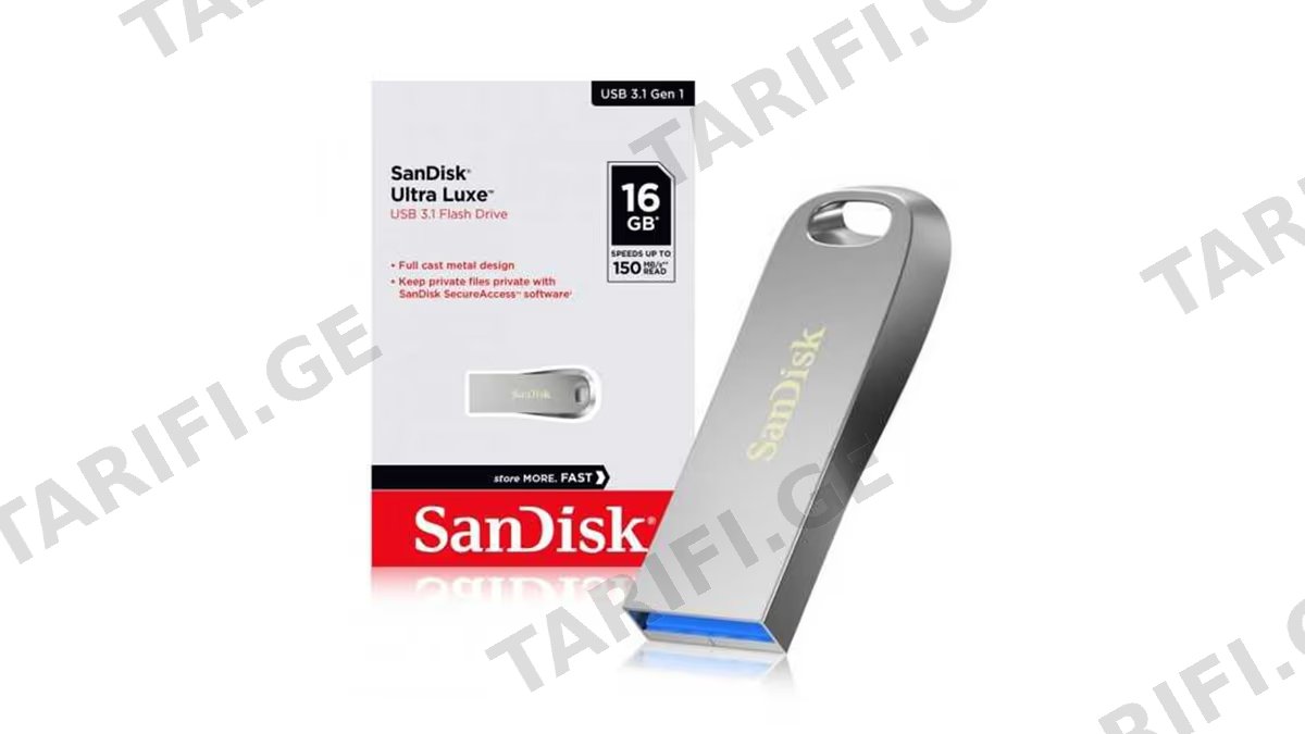 SanDisk USB 16GB ფლეშ მეხსიერება USB 3.1 (19330)