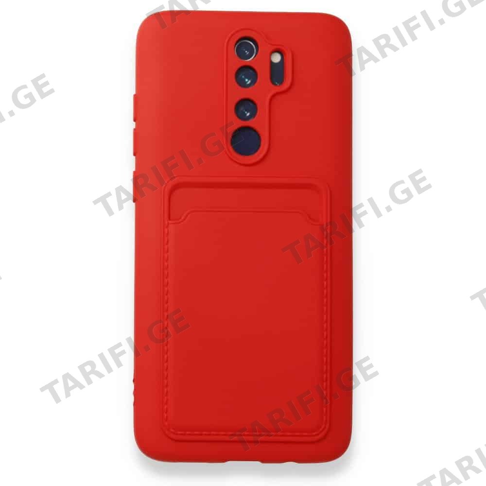 Xiaomi Redmi Note 8 Pro Kelvin Case ბარათის ჩასადებით სილიკონის ქეისი