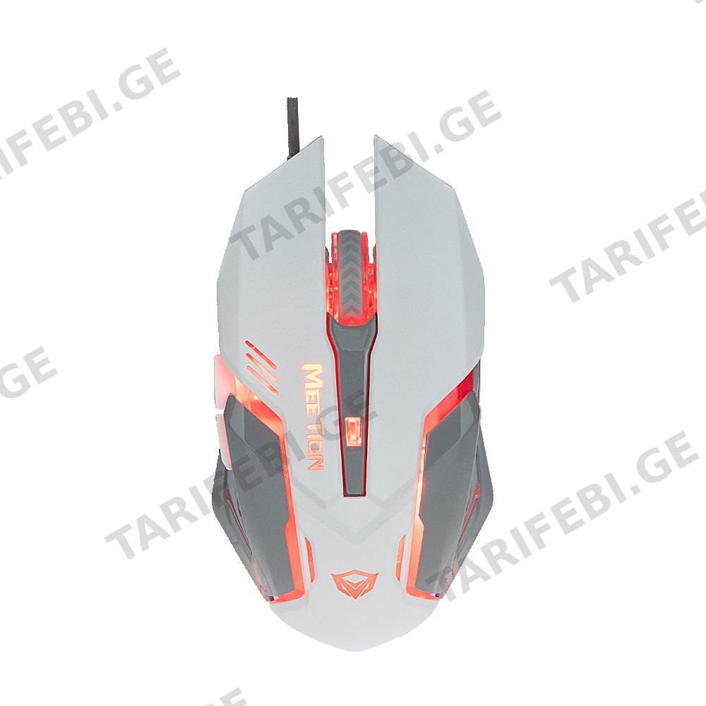 მაუსი MeeTion M915 White USB Wired Gaming Mouse
