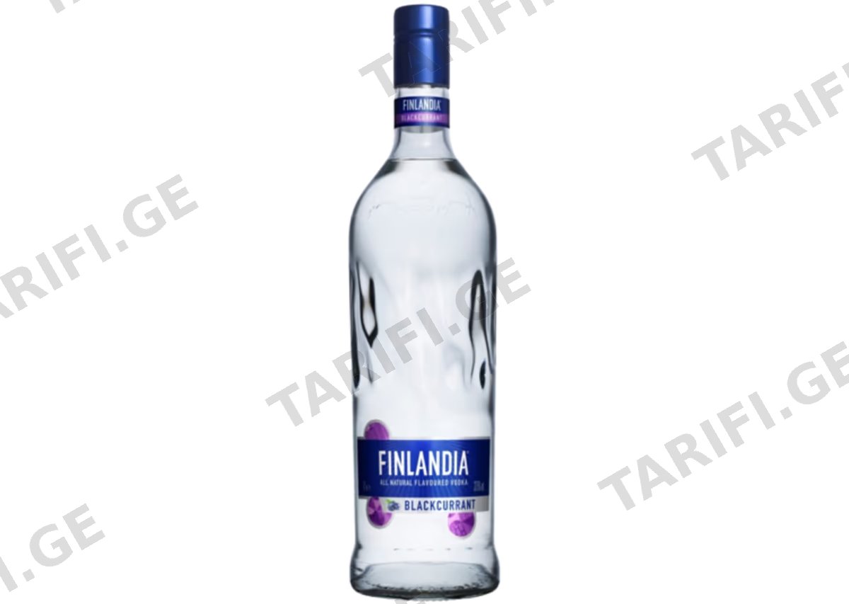 Finlandia, შავი მოცხარის არაყი - 0.5L