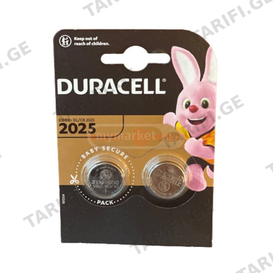 ელემენტი Duracell LI 2025 2BL