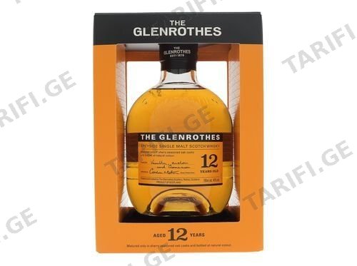 GLENROTHES ვისკი შოტლანდიური 12Y -0.7ლ