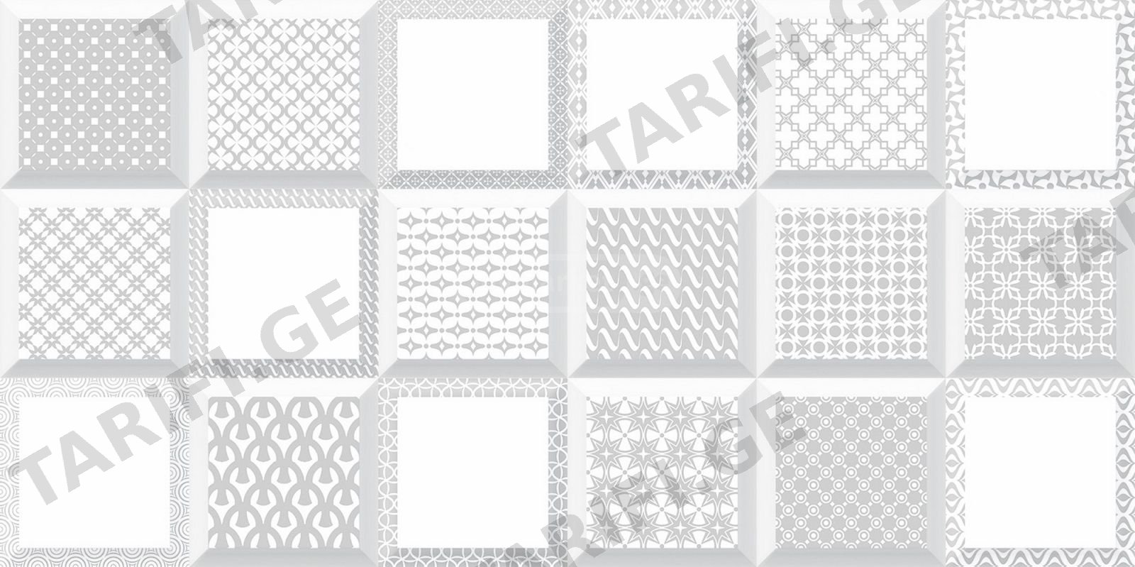 კედლის ფილა Anka DORA DAMASK GREY 30x60