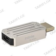 Wiwu Infinite USBC-HDMI Adapter Wi-HB004 silver ადაპტერი