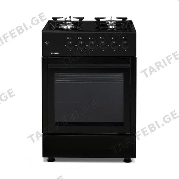 გაზქურა KUMTEL LF662S-40F BLACK