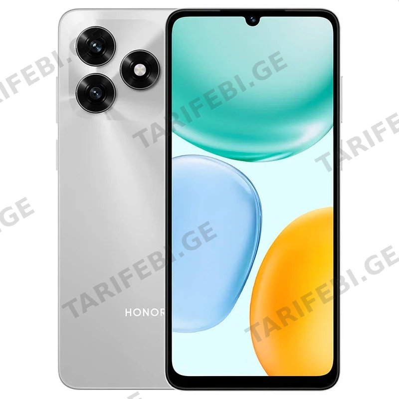 სმარტფონი HONOR X5C 4GB/64GB DUAL SIM SILVER (6.75 ინჩი)
