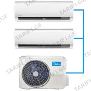 მულტი სპლიტ კონდიციონერი Midea M3OG-21HFN8-Q + AB-18NXD0-M + AB-12NXD0-M