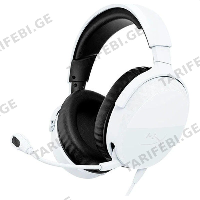 გეიმინგ ყურსასმენი HYPERX CLOUD STINGER 3 PS BS1T6AA თეთრი