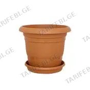 პლასტმასის ქოთანი T007 7 GROUND POT 24