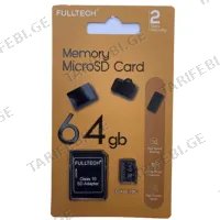მეხსიერების ბარათი FULLTECH MICROSD CARD (64 GB)