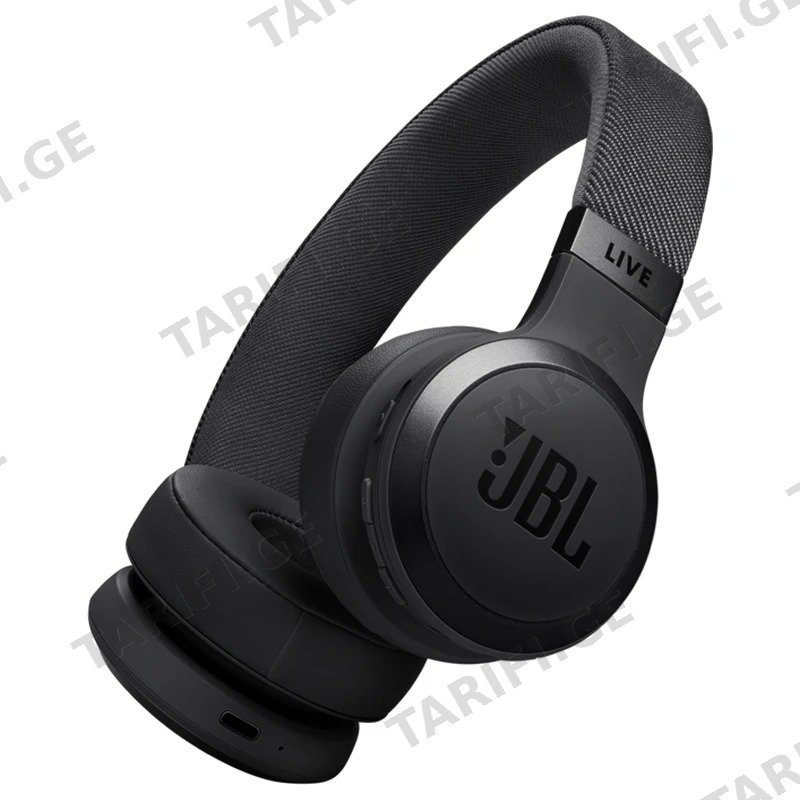 უსადენო ყურსასმენი JBL LIVE 670 NC BLACK ON-EAR BLUETOOTH