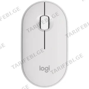 Logitech Pebble Mouse 2 M350s-Tonal White - BT - EMEA-808 - Dongleless L910-007013