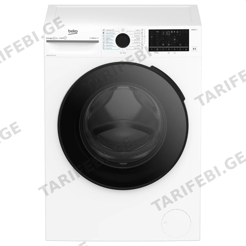სარეცხი მანქანა საშრობით BEKO BM5DFT48447W BPRO500 8 კგ / 5 კგ