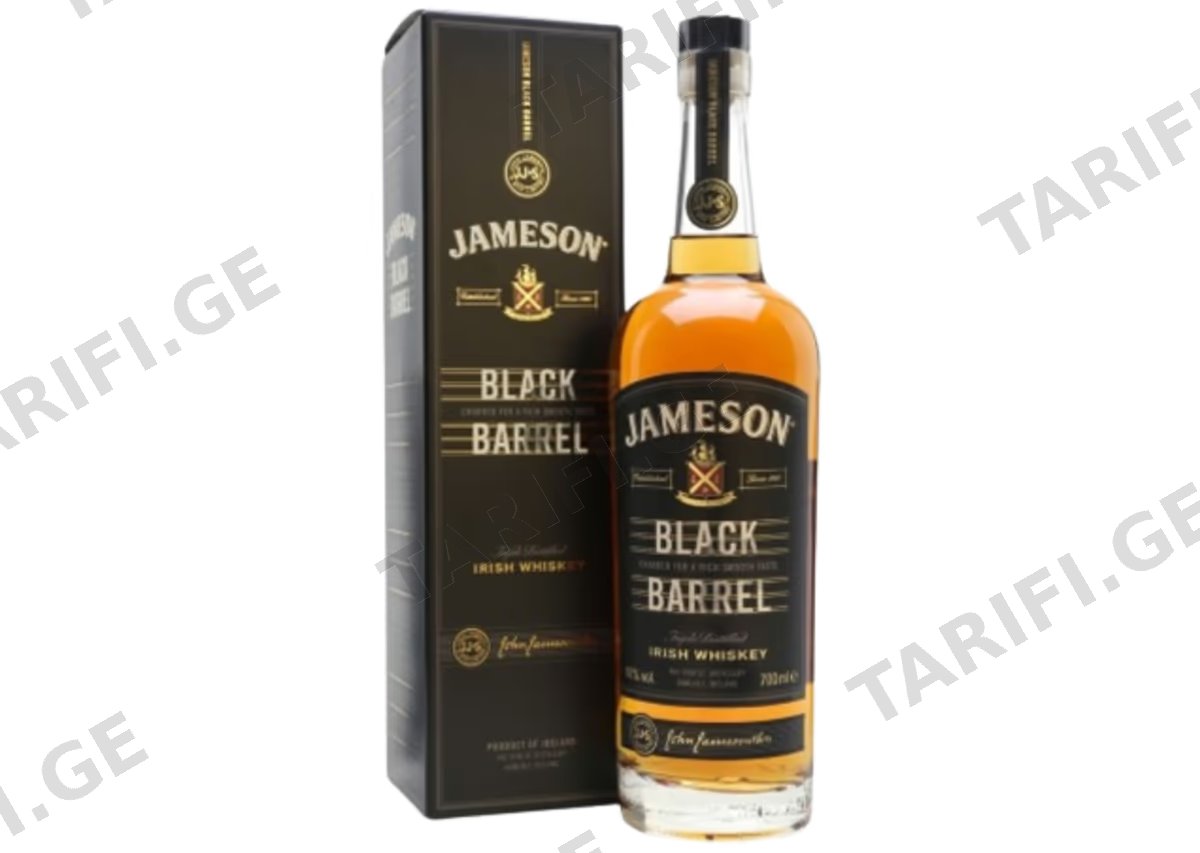 ირლანდიური ვისკი John Jameson Black Barrel - 0.7L