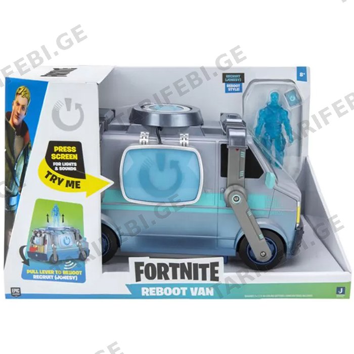 FORTNITE ფურგონი DELUX FEATURE VEHICLE REBOOT VAN FNT0732