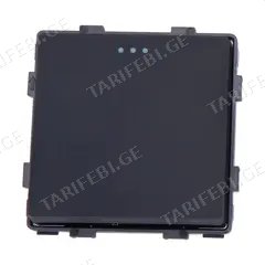 ჩამრთველი Socket Style Cross 1 1G-3W შავი