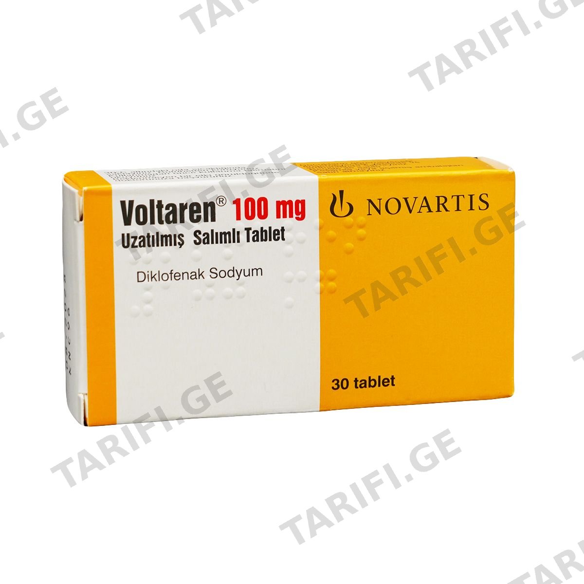 ვოლტარენი - Voltaren 100მგ 30 ტაბლეტი