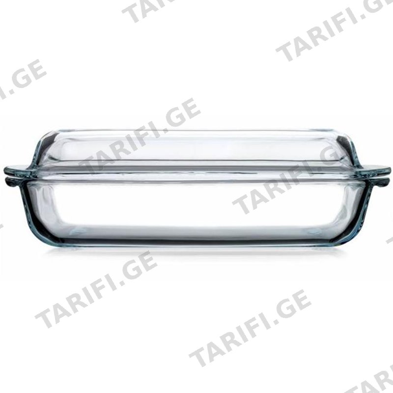 ცეცხლგამძლე მინის ჯამი თავსახურით PASABAHCE BORCAM GLASS (1.5 L)