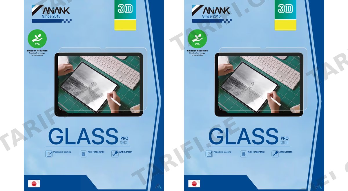 iPad Pro 12.9‘’ 2022/2021/2020/2018 Special Drawing PaperLike Tempered Glass. 2 Pack.