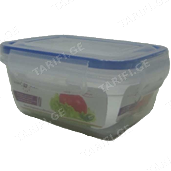 პლასტმასის კონტეინერი STARPLAST 394066 (ჰერმეტული, 0.4 L)