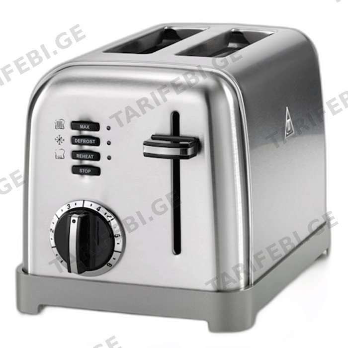 2 განყოფილებიანი ტოსტერი CUISINART CPT160E (900 W)