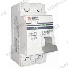 დიფერენციალური ავტოამომრთველი EKF 2P 1P+N 40A 30mA