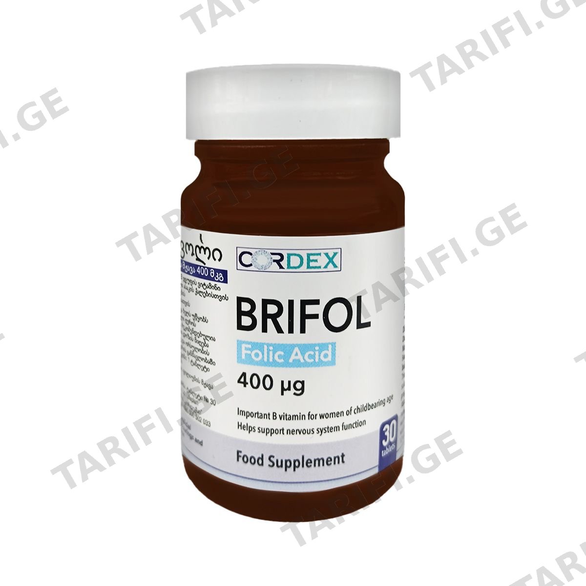 ბრიფოლი - Brifol 400მკგ 30 ტაბლეტი
