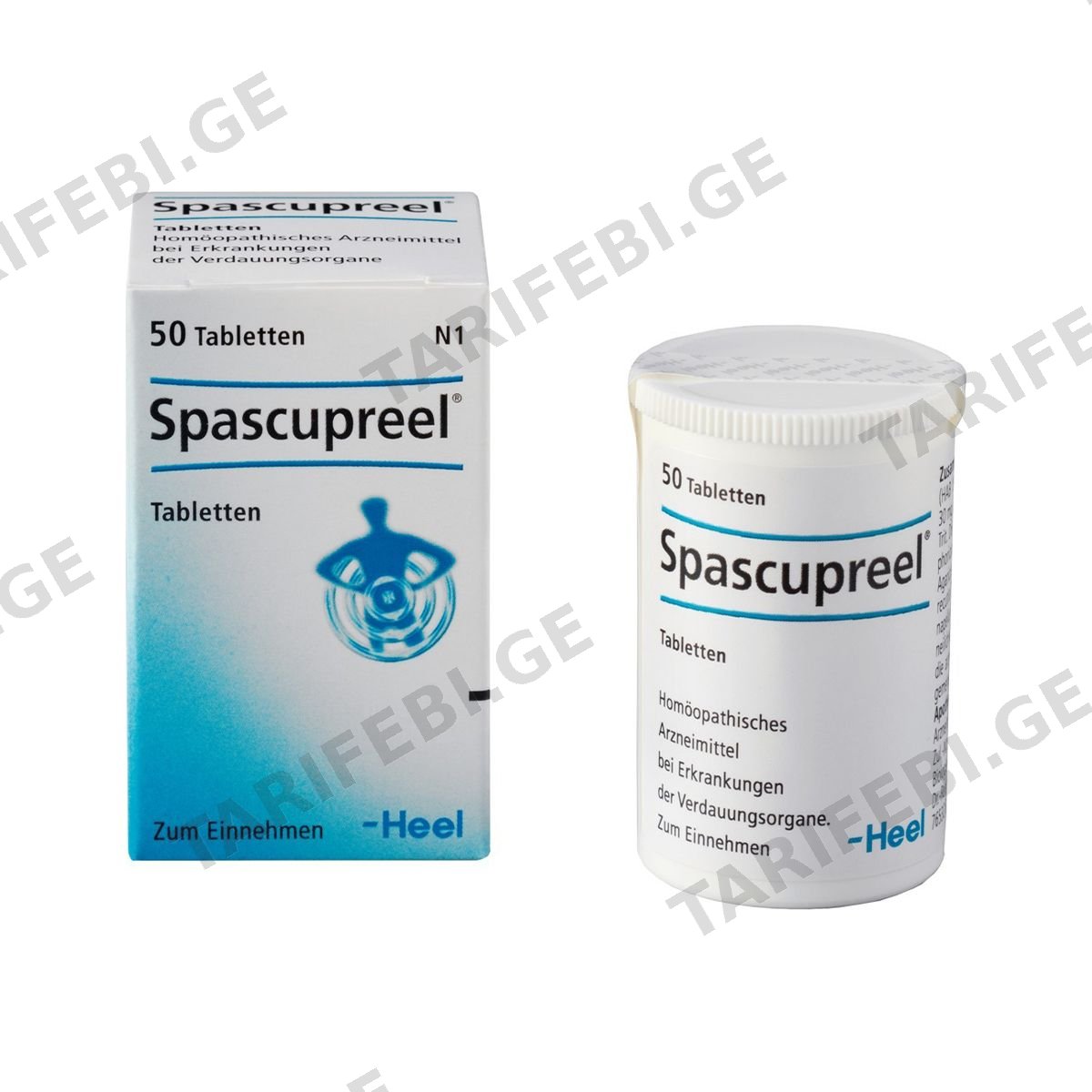 სპასქუპრეელი - Spascupreel 50 ტაბლეტი
