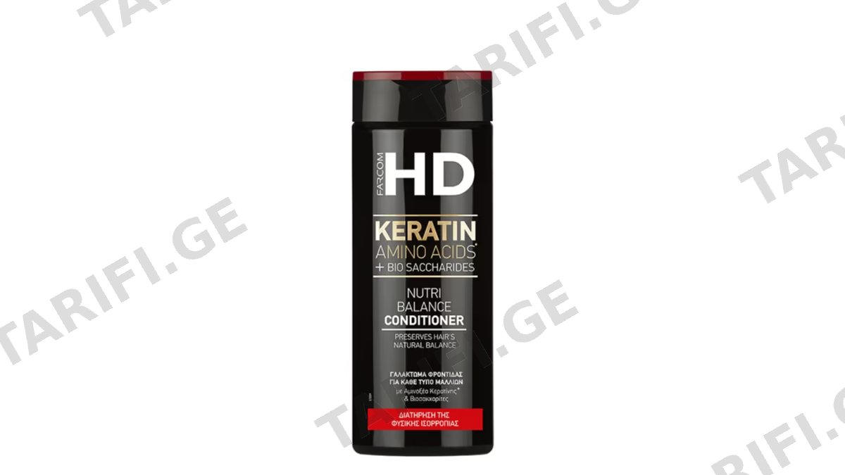 ეიჩ დი კონდიციონერი 0873 Nutri Balance ყველა ტიპის თმისთვის 330 მლ *