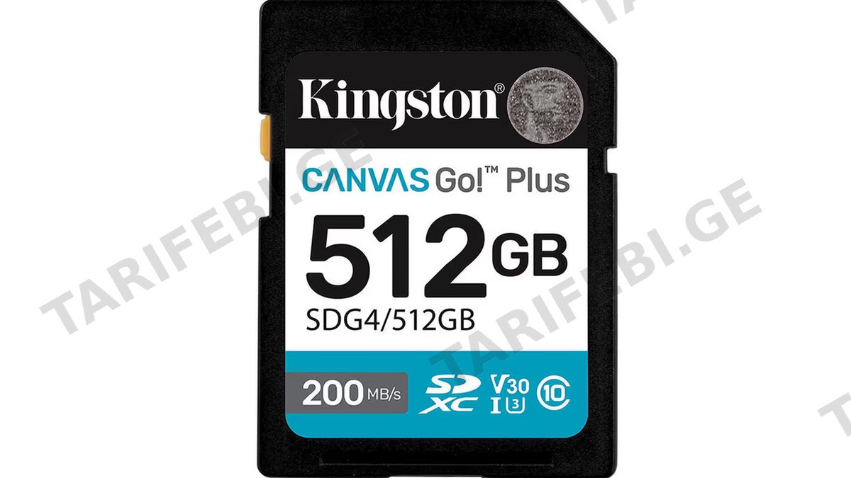 Kingston Canvas Go Plus 512GB SD Card
