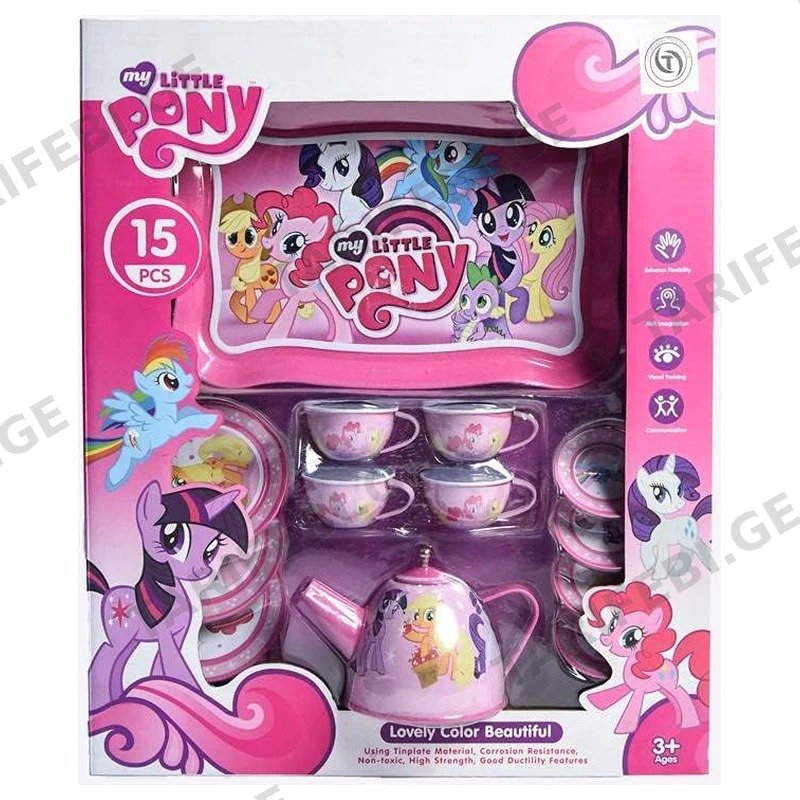 საბავშვო ჩაის სერვიზი MY LITTLE PONY GOLDEN CHILD GH-555-CHO19 15 ნაწილიანი