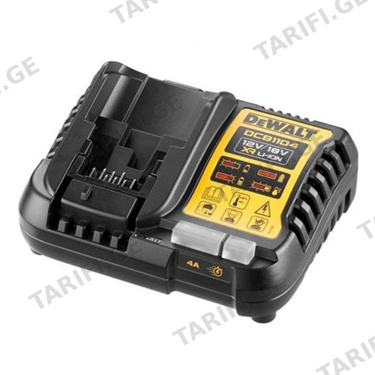 დამტენი მოწყობილობა DeWalt DCB1104-QW 18V