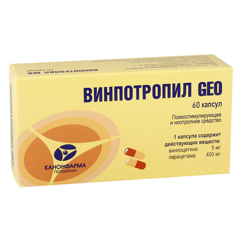 ვინპოტროპილი GEO 5მგ/400მგ#60კ