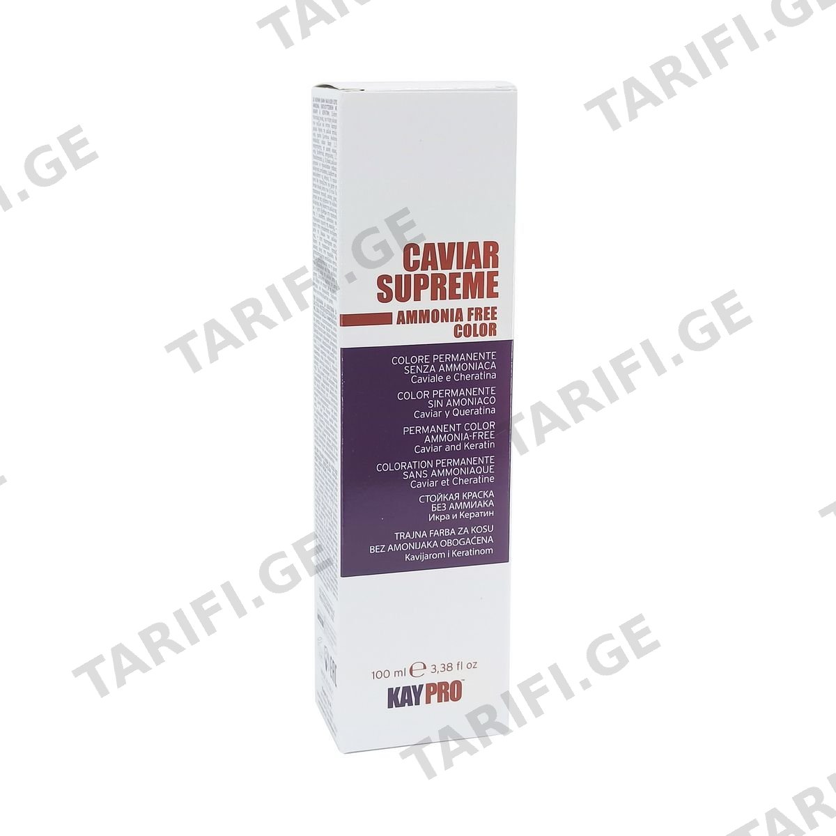 თმის საღებავი Caviar Supreme 6.44 3921 კეიპრო - Kaypro