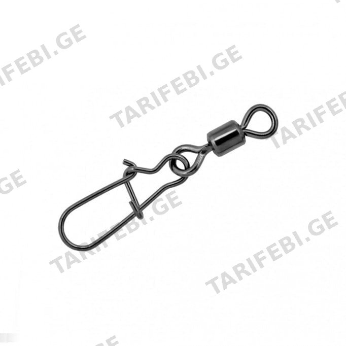 სათევზაო კარაბინი Gurza Rolling Swivel/Nice Snap BN №6 10 ც