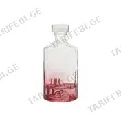 მინის ბოთლი გამჭვირვალე Red 500ml B11