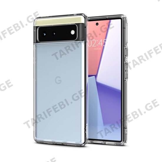 ტელეფონის ჩასადები Ovose UltraSlim Case Unique Skid Series Google 6 Transparent
