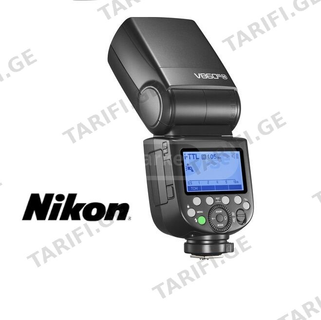 Godox V860III-N ნიკონის ფლეში Nikon Flash