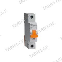 ავტომატური ამომრთველი General Electric 6kA 50A 1P C 690560