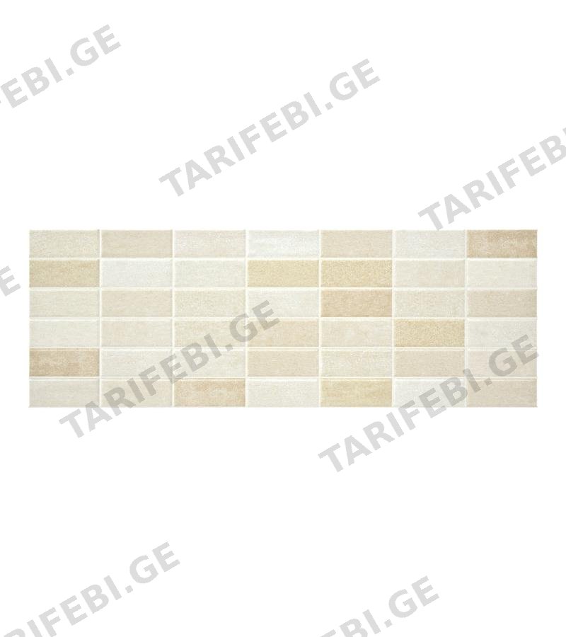კერამ. ფილა ” MOSAICO SEATTLE BG\MN ” 21.4X61 ROCA S.A