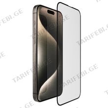NEXT ONE WasteLess All-rounder glass screen protector for iPhone 15 Pro Max ეკრანის დამცავი